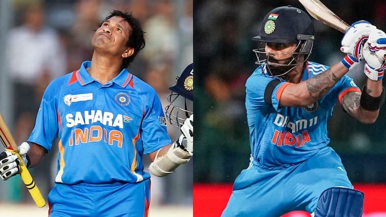 India VS Sri Lanka, India vs Sri Lanka 2nd ODI, Sachin Tendulkar, VIRAT KOHLI, Sports news, cricket, Virat Kohli record, Sachin Tendulkar record, Fastest 14000 ODI runs, Virat Kohli and Sachin Tendulkar, Virat Kohli and Sachin Tendulkar record,