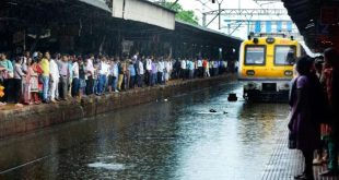 Mumbai Rain Local Train 17272842