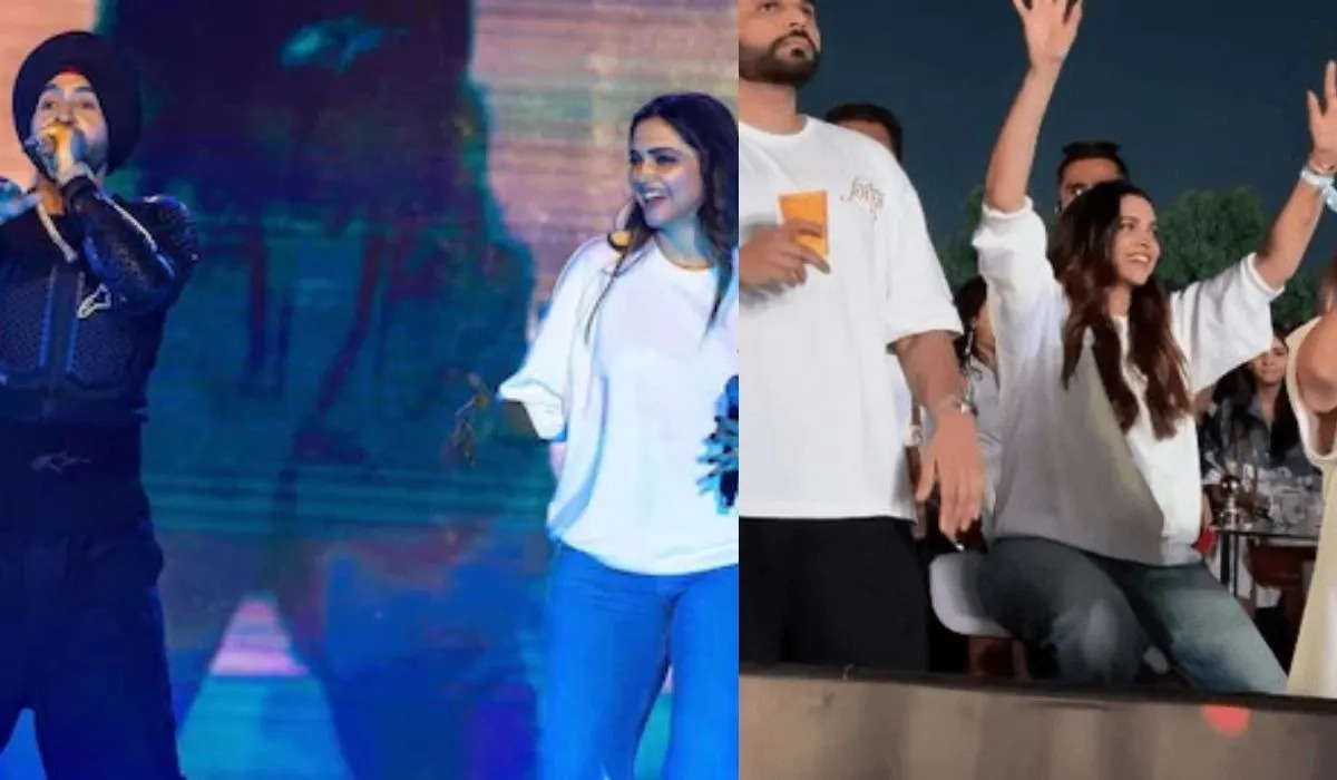 Deepika Padukone At Diljit Dosan